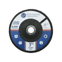 Discos de aba Benchmark Abrasives Premium High Density 180 mm 40 Grit