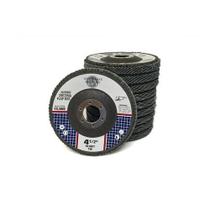 Discos de aba Benchmark Abrasives Premium Zirconia 80 Grit, pacote com 100 unidades Discos de aba Benchmark Abrasives Premium Zirconia 80 Grit, pacote com 100 unidades