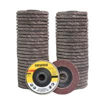 Discos de aba YUGUFENG 40 Grit 114 mm para metal/madeira, pacote com 50