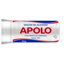 Discos de Algodão Apolo Embalagem Abre Fecha 35g