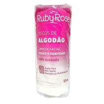 Discos de Algodão P/ Limpeza Facial - Ruby Rose - 50un Discos de Algodão P/ Limpeza Facial - Ruby Rose - 50un