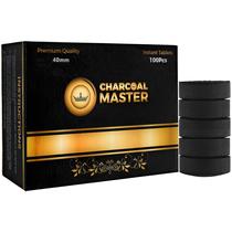 Discos de carvão vegetal Charcoal Master Incense 40 mm 100 comprimidos Discos de carvão vegetal Charcoal Master Incense 40 mm 100 comprimidos