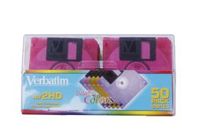 Discos de computador Verbatim DataLife Colors 3.5 1,44 MB, pacote com 50 Discos de computador Verbatim DataLife Colors 3.5 1,44 MB, pacote com 50