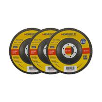 Discos de Desbaste Gramatura 120 115x22,23mm - Menegotti 3x Discos de Desbaste Gramatura 120 115x22,23mm - Menegotti 3x