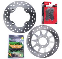 Discos de Freio Nxr 160 Bros Combi Brake + Pastilhas Potenza Discos de Freio Nxr 160 Bros Combi Brake + Pastilhas Potenza