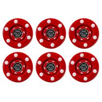 Discos de hóquei em patins Franklin Sports NHL Pro Commander (6) vermelhos