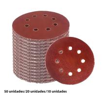 Discos De Lixa De 8 Furos De 125 Mm 40 1000 2000 Grit Ferramenta De Polimento De Metal Para