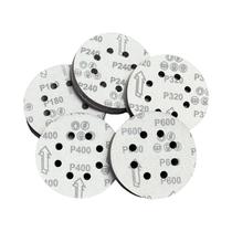 Discos De Lixa De Alumina De 5 Polegadas, 100 Peças, Folhas De Papel De Lixa Com 8 Furos Para Discos De Lixa De Alumina De 5 Polegadas, 100 Peças, Folhas De Papel De Lixa Com 8 Furos Para