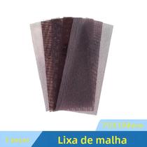 Discos De Lixa De Malha 70x198mm, 5 Peças, Gancho Anti-bloqueio, 80-320 Grãos, Lixa Abrasiva Sem