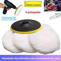 Discos De Lixa De Veludo De 4 Polegadas Com Gancho E Laço, Almofadas De Polimento De Lã Para Discos De Lixa De Veludo De 4 Polegadas Com Gancho E Laço, Almofadas De Polimento De Lã Para