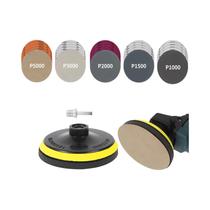 Discos De Lixa Úmida E Seca Com Gancho E Laço De 5 Polegadas (125MM), 28 Peças, Grãos 1000-5000,