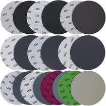 Discos de lixamento úmidos e secos Aewio 30 unidades de 12,5 cm Grit 240-3000