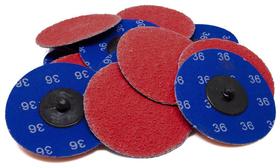 Discos de lixar Benchmark Abrasives 3" Quick Change 36 Grit