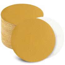 Discos de lixar Keeimp de 6 polegadas 320 Grit Hook and Loop, pacote com 100