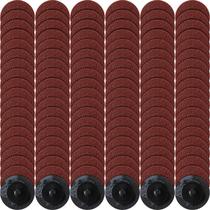 Discos de lixar Newwiee de 2 polegadas e 36 Grit Roll Lock 150 peças