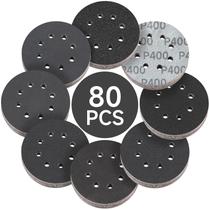 Discos de lixar POTUINOM 80PCS 5 polegadas Wet Dry 320-2000 Grit