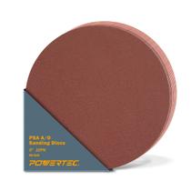 Discos de lixar POWERTEC 60 Grit 20cm 10 peças para marcenaria Discos de lixar POWERTEC 60 Grit 20cm 10 peças para marcenaria