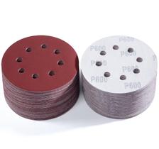 Discos de lixar S SATC 150 unidades 600 Grit de 5 polegadas para lixadeira orbital