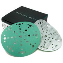 Discos de lixar Serious Grit, 6 polegadas e 49 furos, 120 Grit, pacote com 50 Discos de lixar Serious Grit, 6 polegadas e 49 furos, 120 Grit, pacote com 50