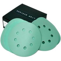 Discos de lixar Serious Grit, variedade de granulação fina de 5 polegadas e 8 furos