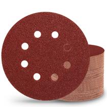 Discos de lixar Szarint 60 Grit 125 mm 100 unidades para aleatório orbital
