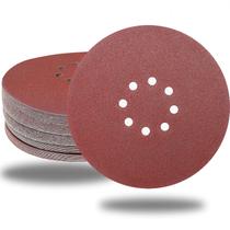 Discos de lixar Tomp de 9 polegadas 120 Grit Drywall 50 unidades