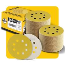 Discos de lixar TPmax 125 mm, 150 Grit, 8 furos, 100 unidades Discos de lixar TPmax 125 mm, 150 Grit, 8 furos, 100 unidades