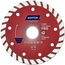 Discos Diamantado 4.1/2 Turbo Furo 20mm Porcelanato Pro 03 Unidades - Norton Discos Diamantado 4.1/2 Turbo Furo 20mm Porcelanato Pro 03 Unidades - Norton