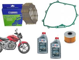Discos Embreagem Oleo Mobil Junta Filtro Twister Xre Cb 300