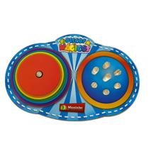 Discos Mágicos Brinquedo Educativo Premium de Madeira Mdf