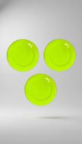 Discos para Mesa de Air Game Amarelo 72mm (3 unid.) Discos para Mesa de Air Game Amarelo 72mm (3 unid.)