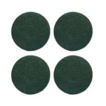 Discos Verde Enceradeira Industrial 410mm Lavor Taski Kit 4x