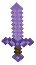 Disfarce de acessório de fantasia Minecraft Enchanted Purple Sword