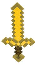 Disfarce de acessório de fantasia Minecraft Gold Sword para crianças