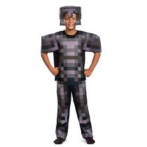 Disfarce de disfarce Minecraft Nether Armor Kids Tamanho M (7-8) Oficial