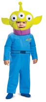 Disfarce de fantasia infantil Toy Story Alien azul/verde 12-18M