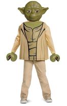 Disfarce de fantasia Lego Star Wars Yoda Kids Small (4-6) com máscara