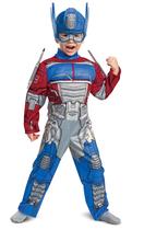 Disfarce de fantasia Optimus Prime Toddler com acolchoamento muscular