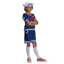 Disfarce de fantasia Steve Scoops Ahoy Stranger Things Kids 7-8 Disfarce de fantasia Steve Scoops Ahoy Stranger Things Kids 7-8
