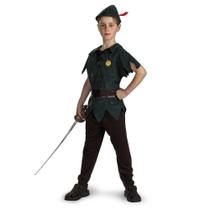 Disfarce de Peter Pan Disney para Meninos (4 a 6 anos)