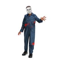 Disfarce Michael Myers Halloween 2 crianças, médio de 7 a 8 anos