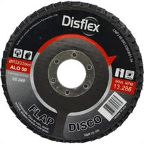 Disflex Disco Flap Alo 4.1/2 X 50 - Kit C/10 Un