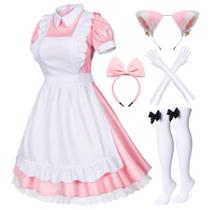 Disfraz de Criada Lolita Wannsee Cosplay Rosado Talla L