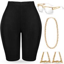 Disfraz Geyoga Outfit 80s 90s para Mujer Rapera Hip Hop