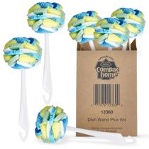 Dish SpongeWand Compac Home Tri Surface Scrubbing (pacote com 6)