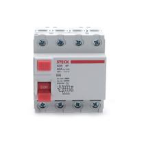 DISJ DR 40A 4 POLOS 30MA STECK - diferencial residual corrente fuga eletrica choque segurança disjuntor proteçao circuito