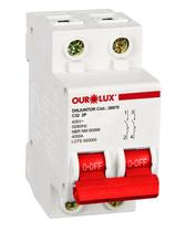 Disjuntor 2 Polos 32 Amperes Curva C Ourolux Disjuntor 2 Polos 32 Amperes Curva C Ourolux