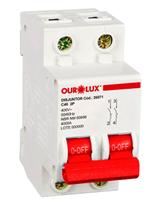 Disjuntor 2 Polos 40 Amperes Curva C 4ka Ourolux