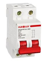 Disjuntor 2 Polos 6 Amperes Curva C Ourolux