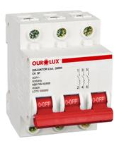 Disjuntor 3 Polos 6 Amperes Curva C 4Ka Ourolux